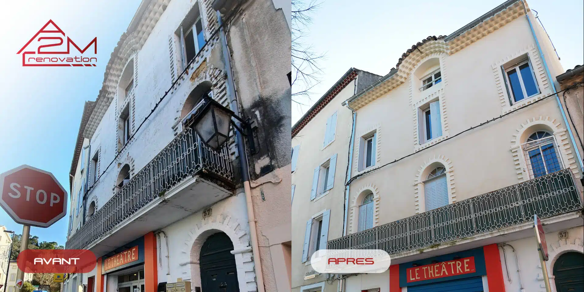 Rénovation d'un immeuble sur Orange Vaucluse