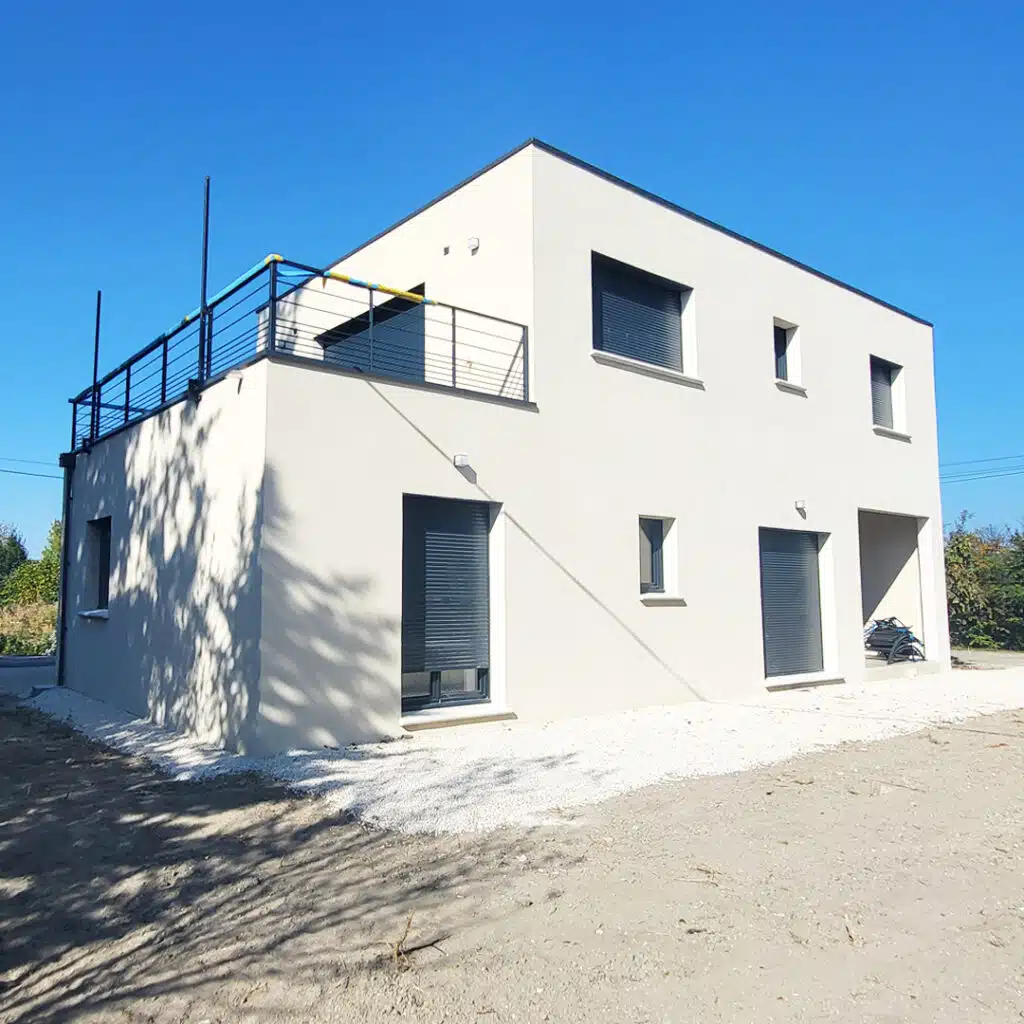 creation-dune-facade-a-saint-saturnin-des-avignon sur maison contemporaine