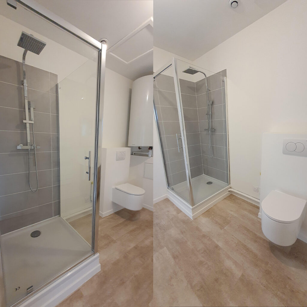 Photo de la salle de bain terminé