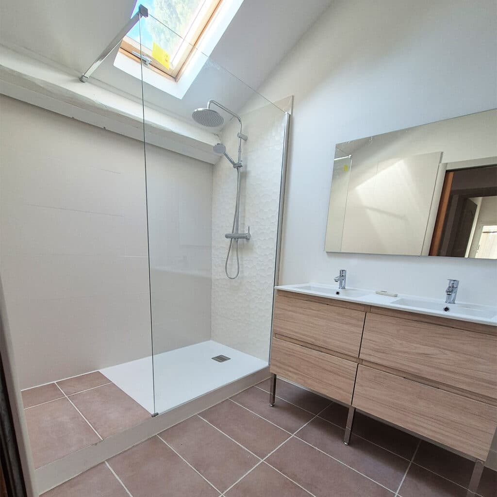 Photo après rénovation de la salle de bain